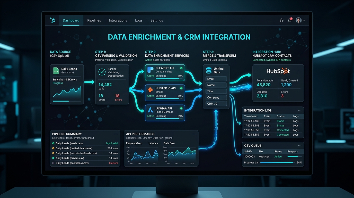 HubSpot CRM UI